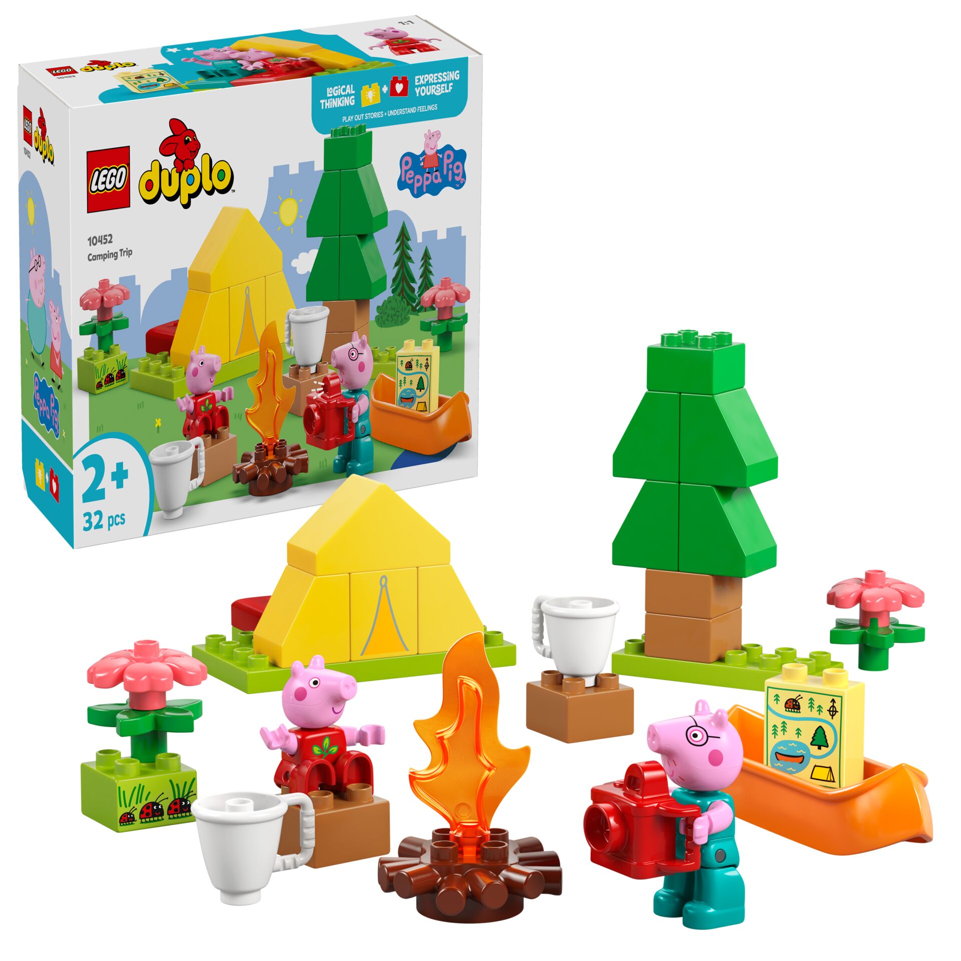LEGO® DUPLO® Peppa malac Kempingezős kirándulás 10452