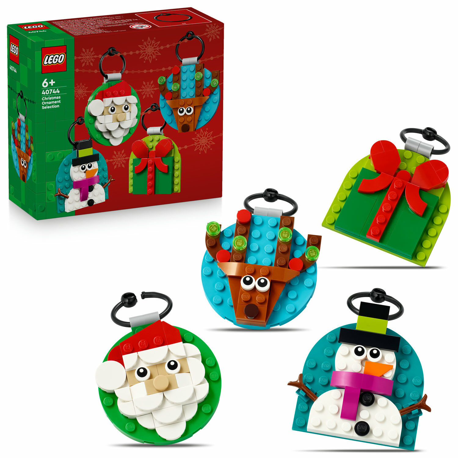 LEGO® Iconic Karácsonyi díszválogatás 40744