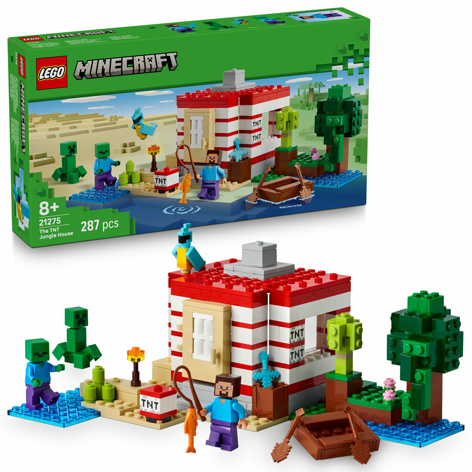 LEGO® Minecraft® Dinamitház a dzsungelben 21275
