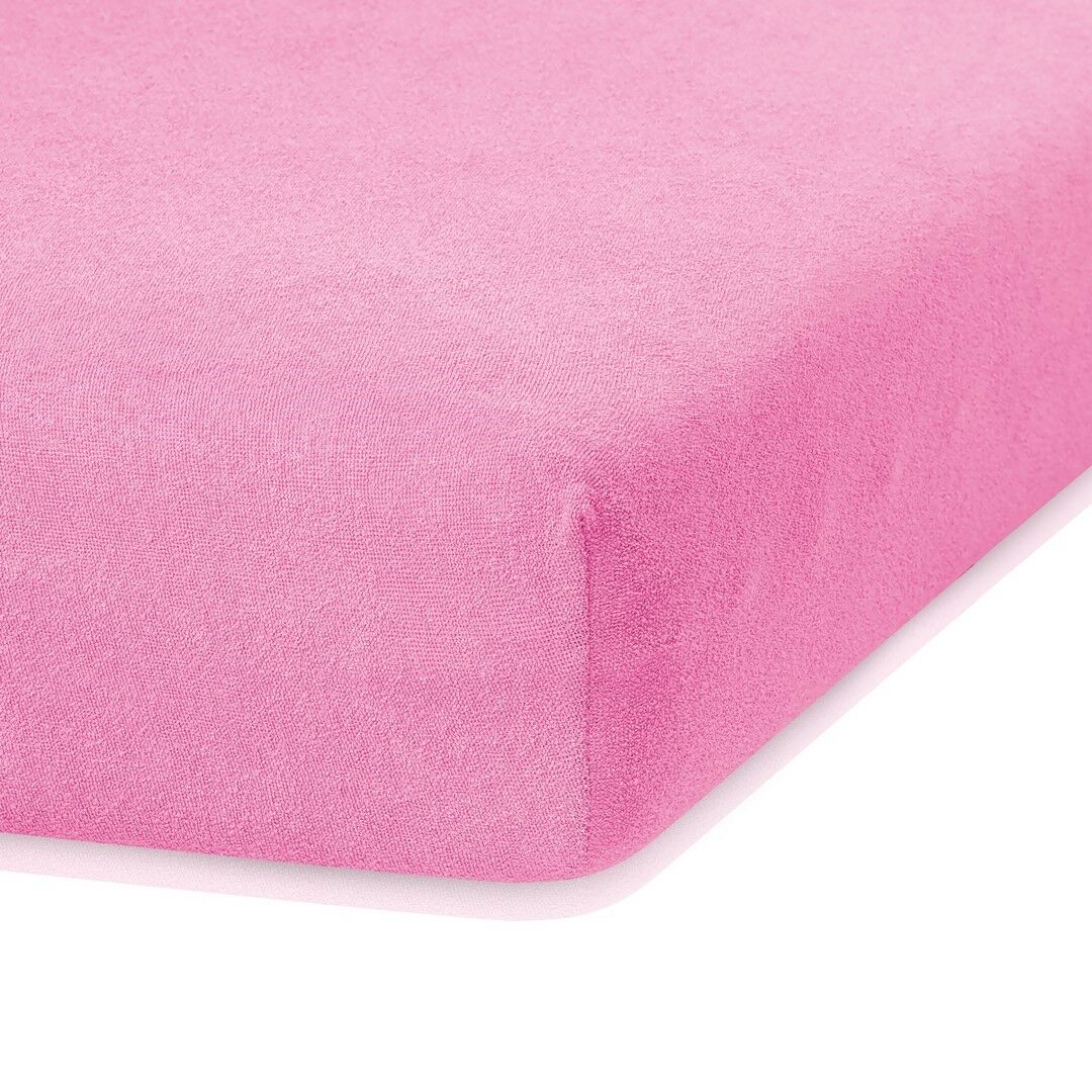 Lepedő RUBY rózsa  frottír 220-240x220 AmeliaHome