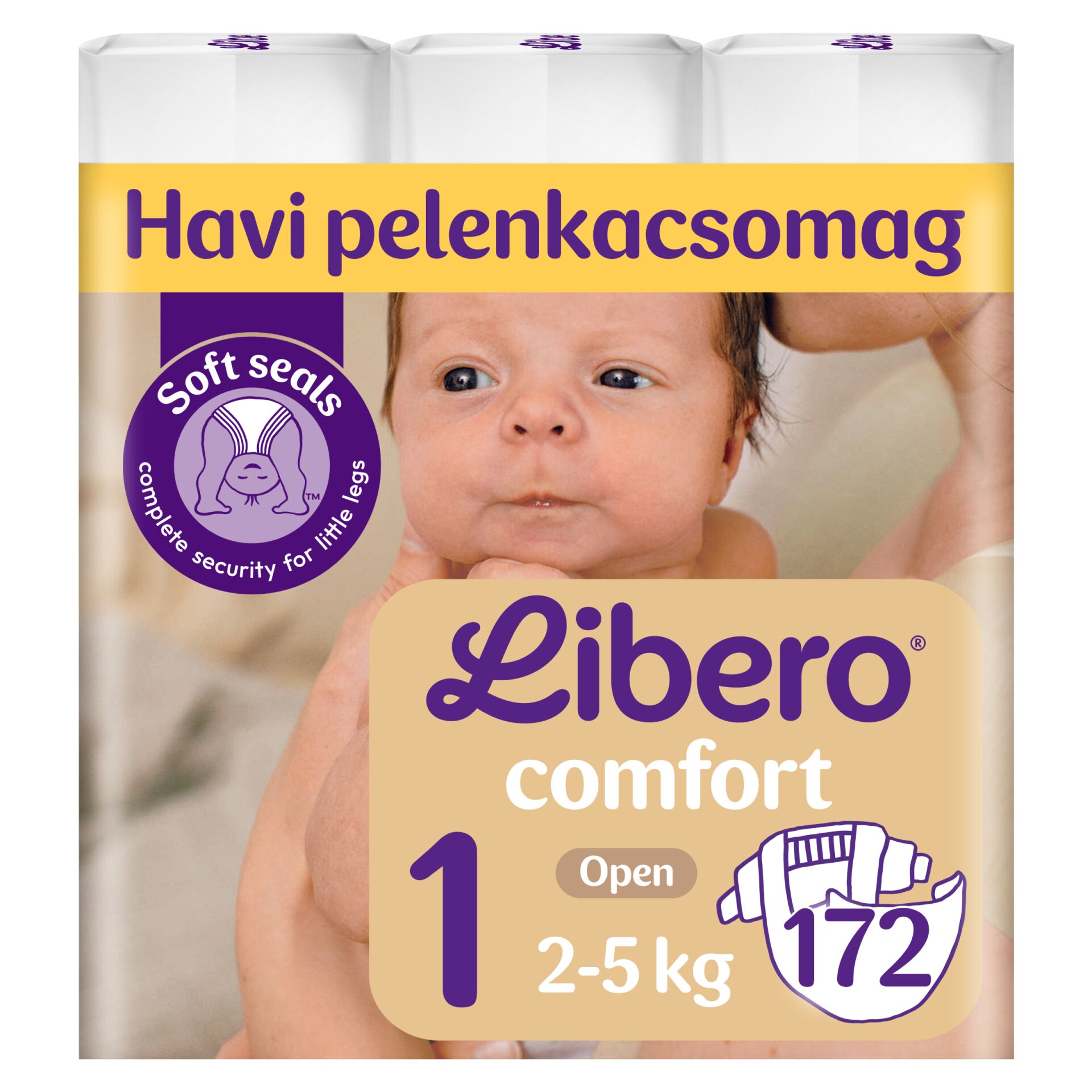 Libero Comfort Félhavi Pelenkacsomag 2-5 kg Newborn 1 (172db)