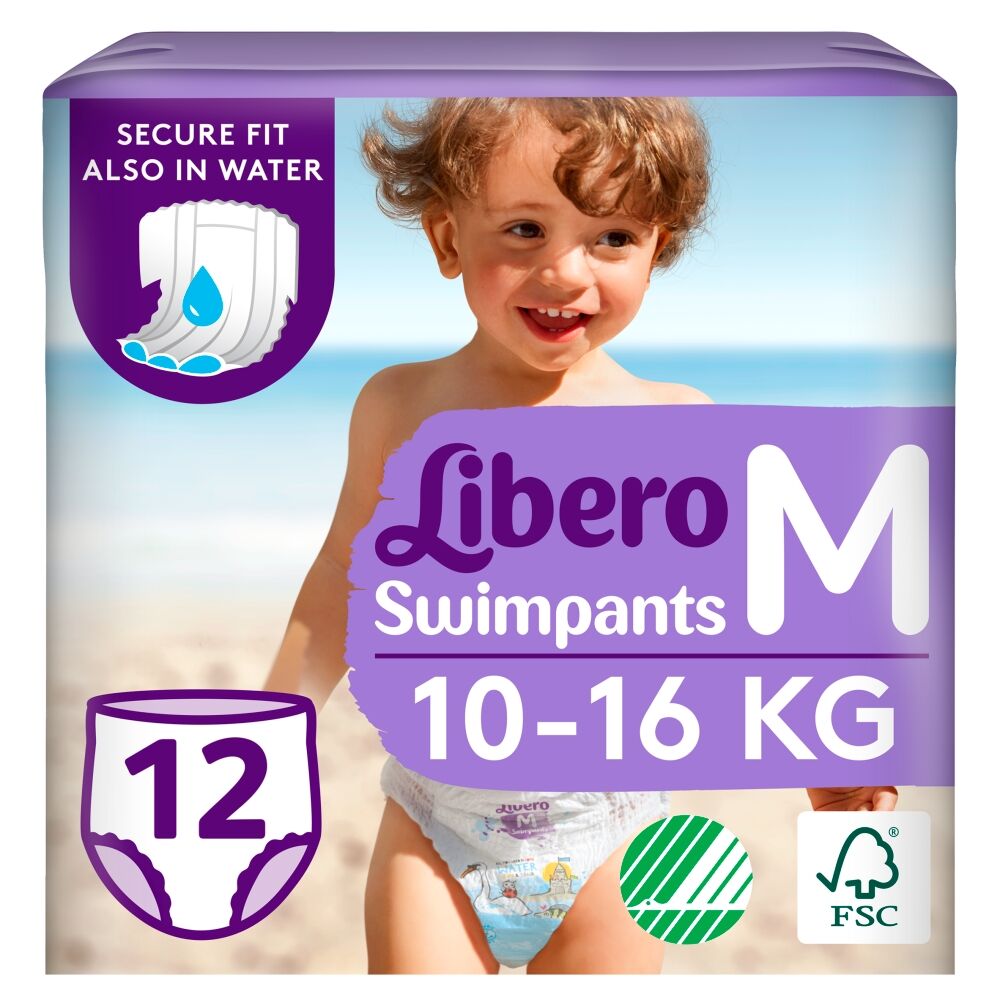 Libero Swimpants Úszópelenka 10-16kg M Midi 12db