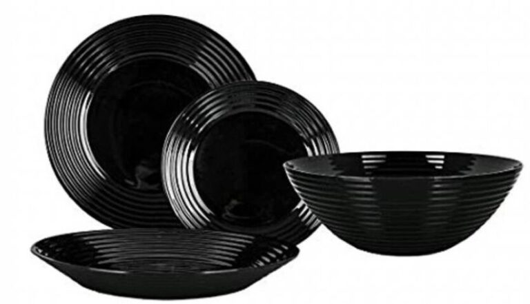 Luminarc Harena 19 részes Étkészlet - fekete (LU-N1109)