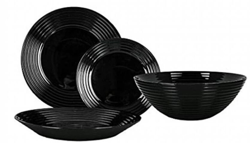 Luminarc Harena 19 részes Étkészlet - fekete (LU-N1109)