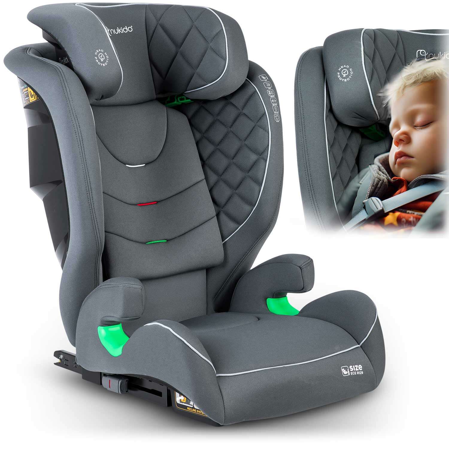 Nukido Louis Soft Autósülés ISOFIX rendszerrel