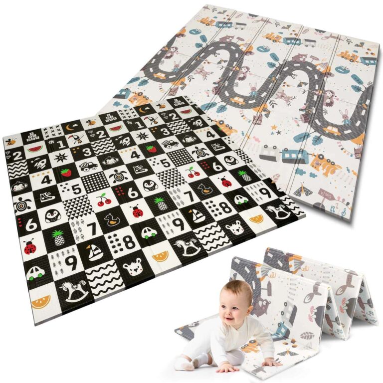 Nukido összehajtható kétoldalas Játszószőnyeg 180x200cm