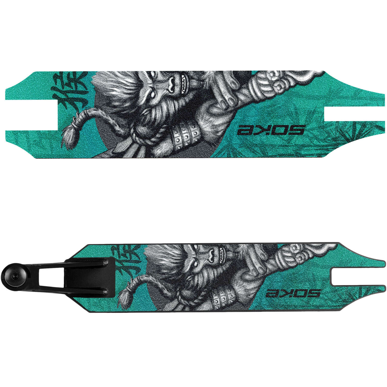 Öntapadós Rollermatrica - Wukong - fekete-zöld