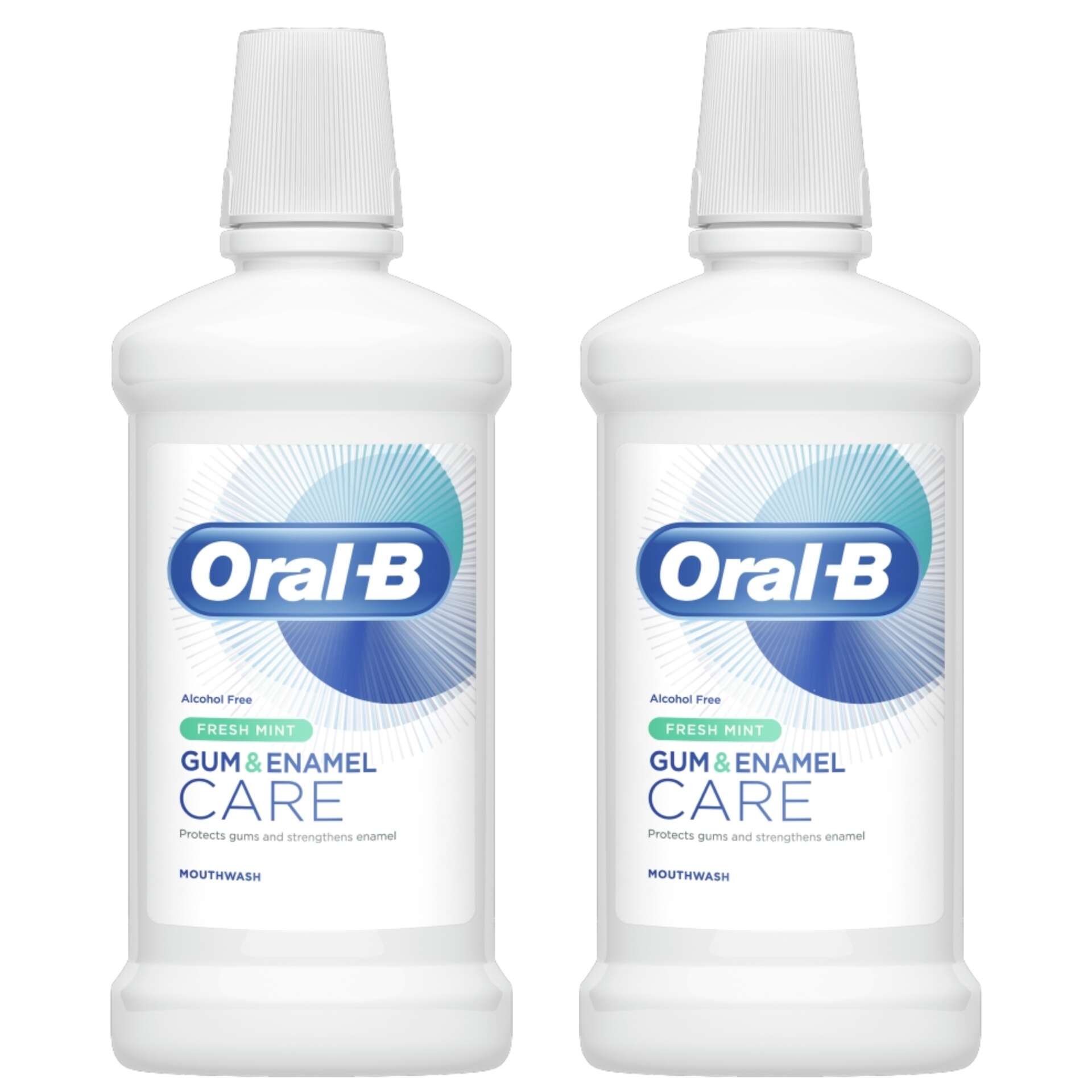 Oral-B Fresh Mint fogíny- és zománcápoló Szájvíz 2x500ml