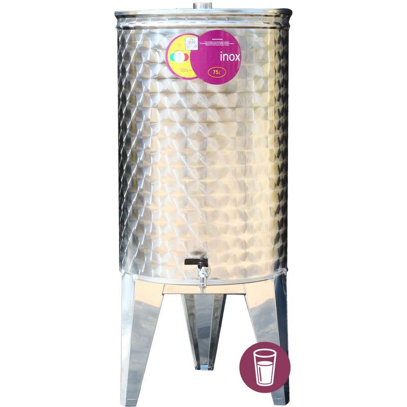Pálinkatartály Panka inox 75L