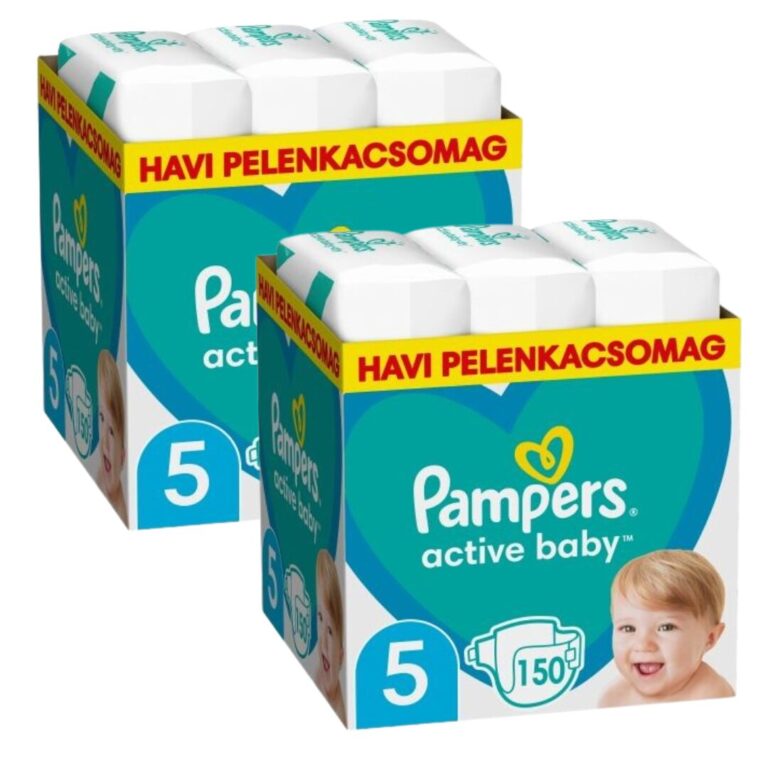 Pampers Active Baby 2 havi Pelenkacsomag 11-16kg Junior 5 (300db)