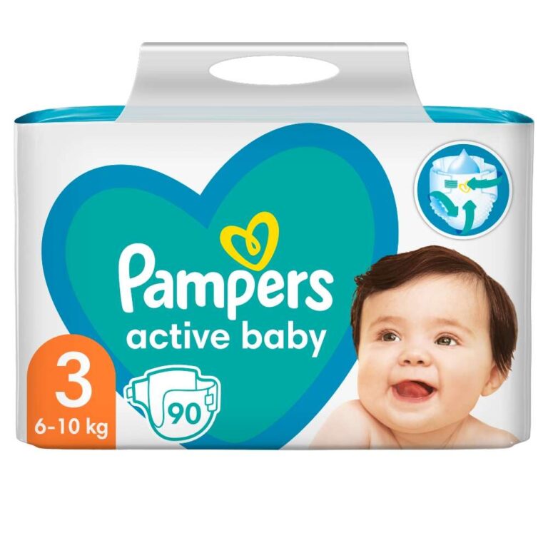 Pampers Active Baby Giant Pack Pelenkacsomag 6-10kg Midi 3 (90db)