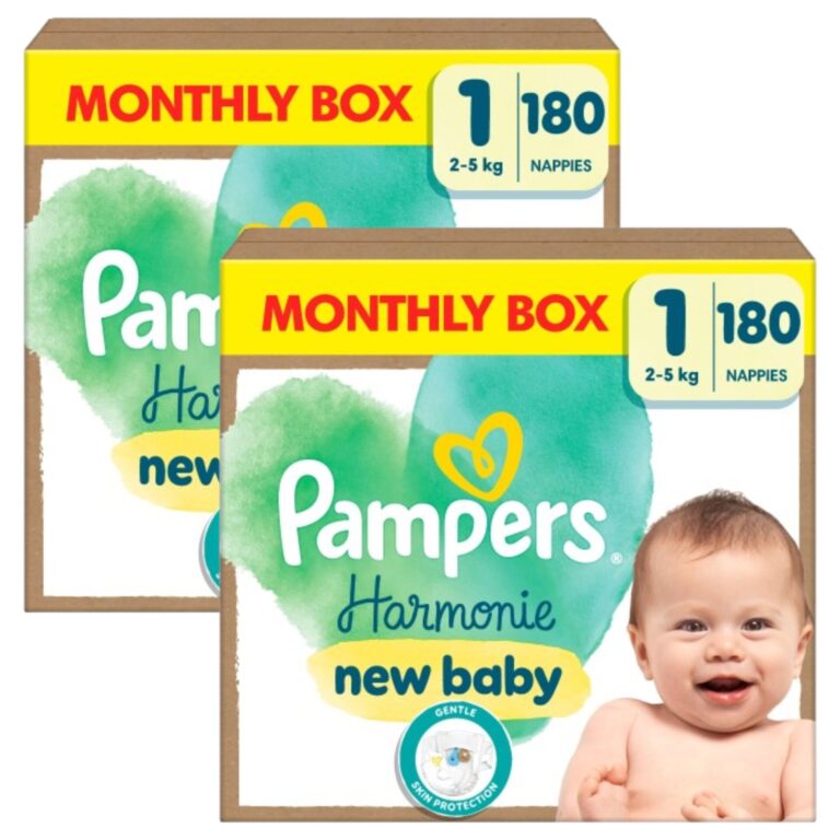 Pampers Harmonie havi Pelenkacsomag 2-5kg Newborn 1 (2x180db)