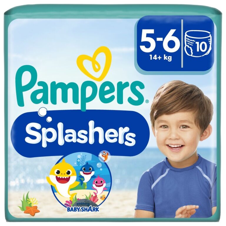 Pampers Splashers Úszópelenka 14kg+ Junior 5-6 (10db)