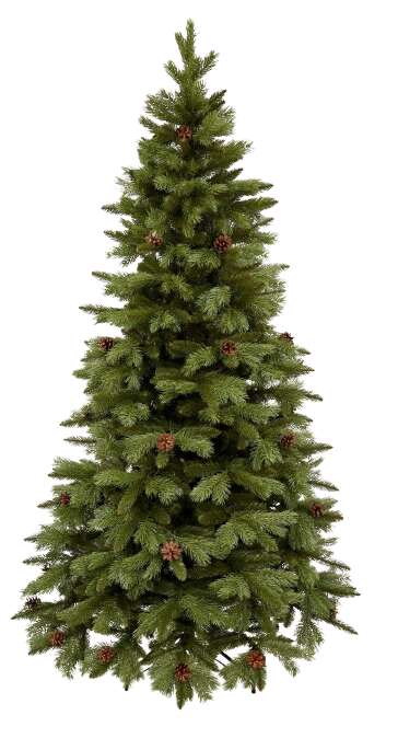 Pepita VRP Prémium Lux Élethű Műfenyő tobozzal - Több méretben