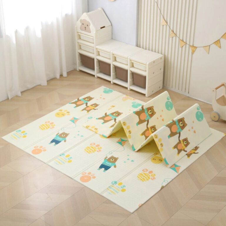 Pepita összehajtható kétoldalas Játszószőnyeg 150x200cm - Maci és...