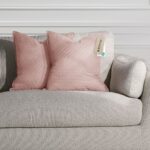 RESTILO díszpárnahuzat SOFTA szín világoslila dombornyomott stílu...