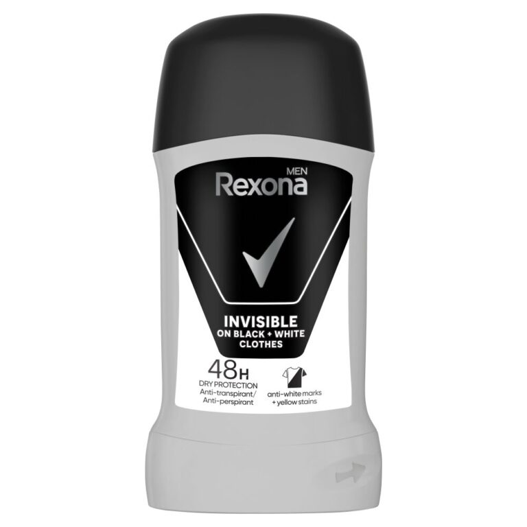 Rexona Men Invisible on Black + White Clothes Izzadásgátló Stift 50ml
