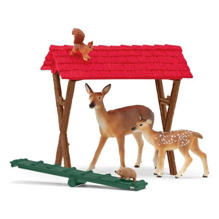 Schleich Farm World Erdei állatok etetése 42658