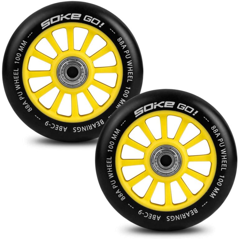 SokeGo Roller Kerék szett 100mm 2db - sárga
