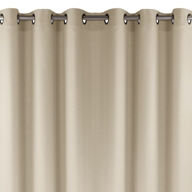 Sötétítő függöny CARMENA krémű arany arany fém fonott 140x270 HOMEDE