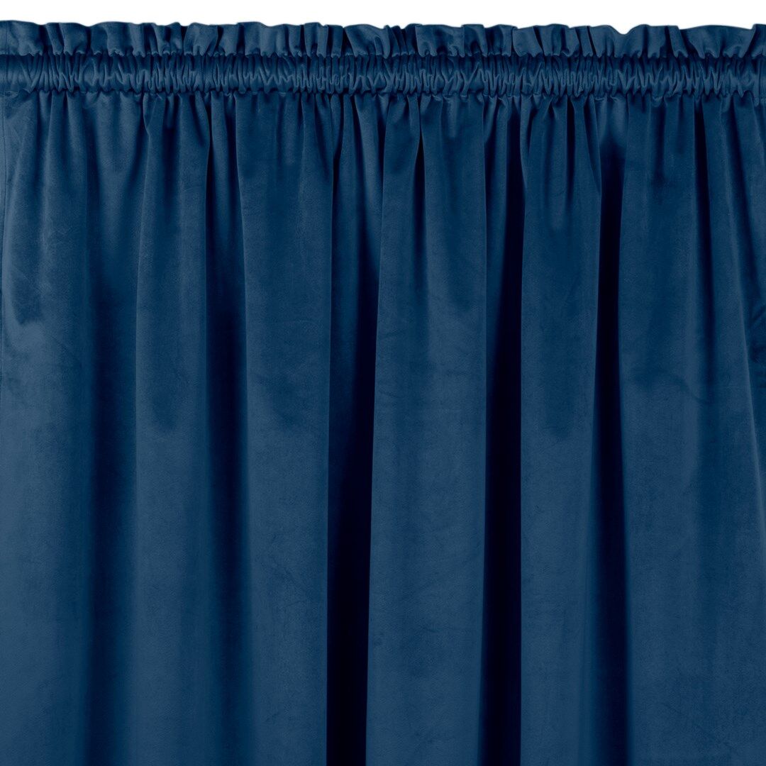 Sötétítő függöny VILA indigókék bújtató 5 cm