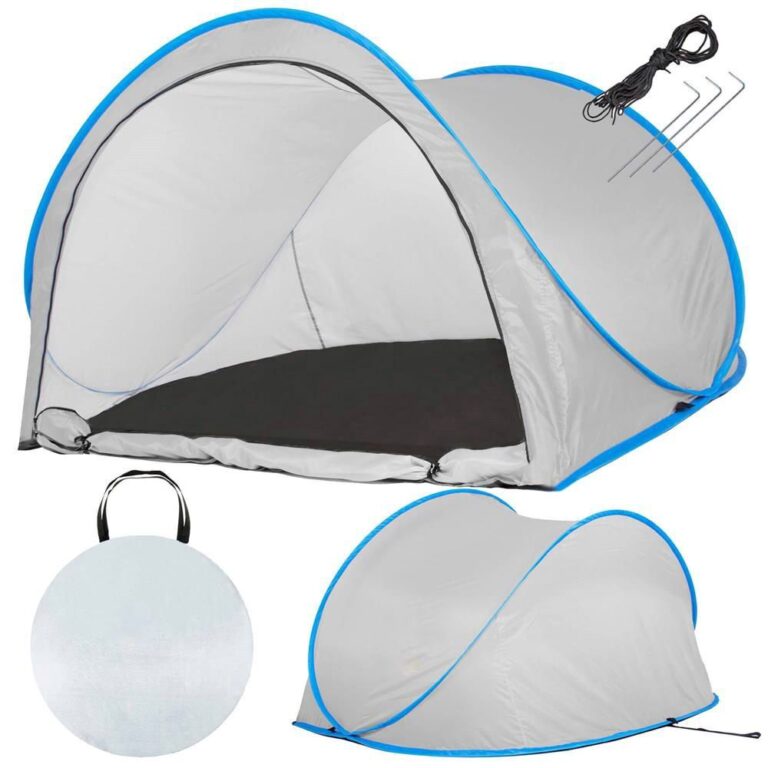 Springos Strandsátor 200x120cm - Szürke