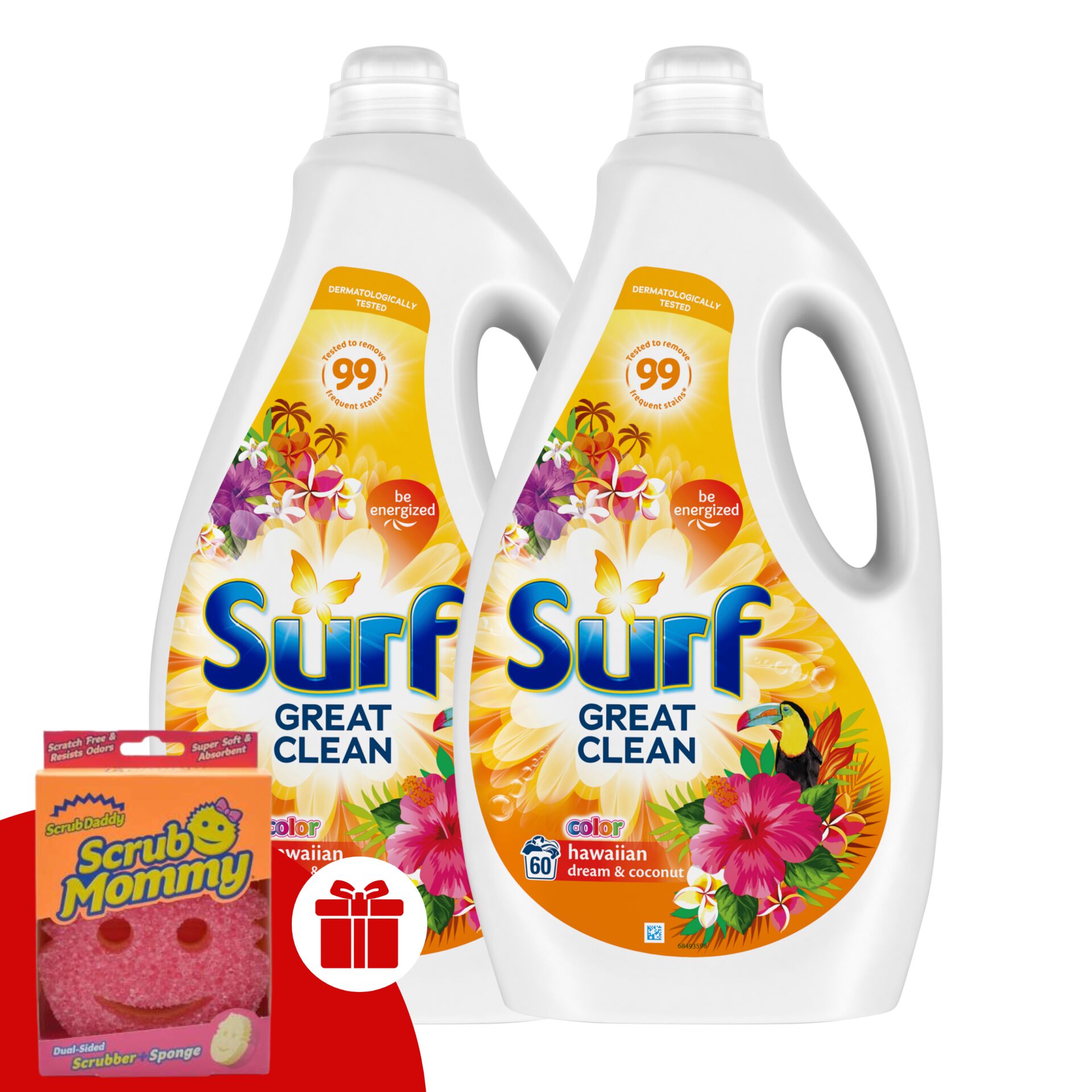Surf Hawaiian Dream & Coconut folyékony Mosógél 2x3L - 120 mo...