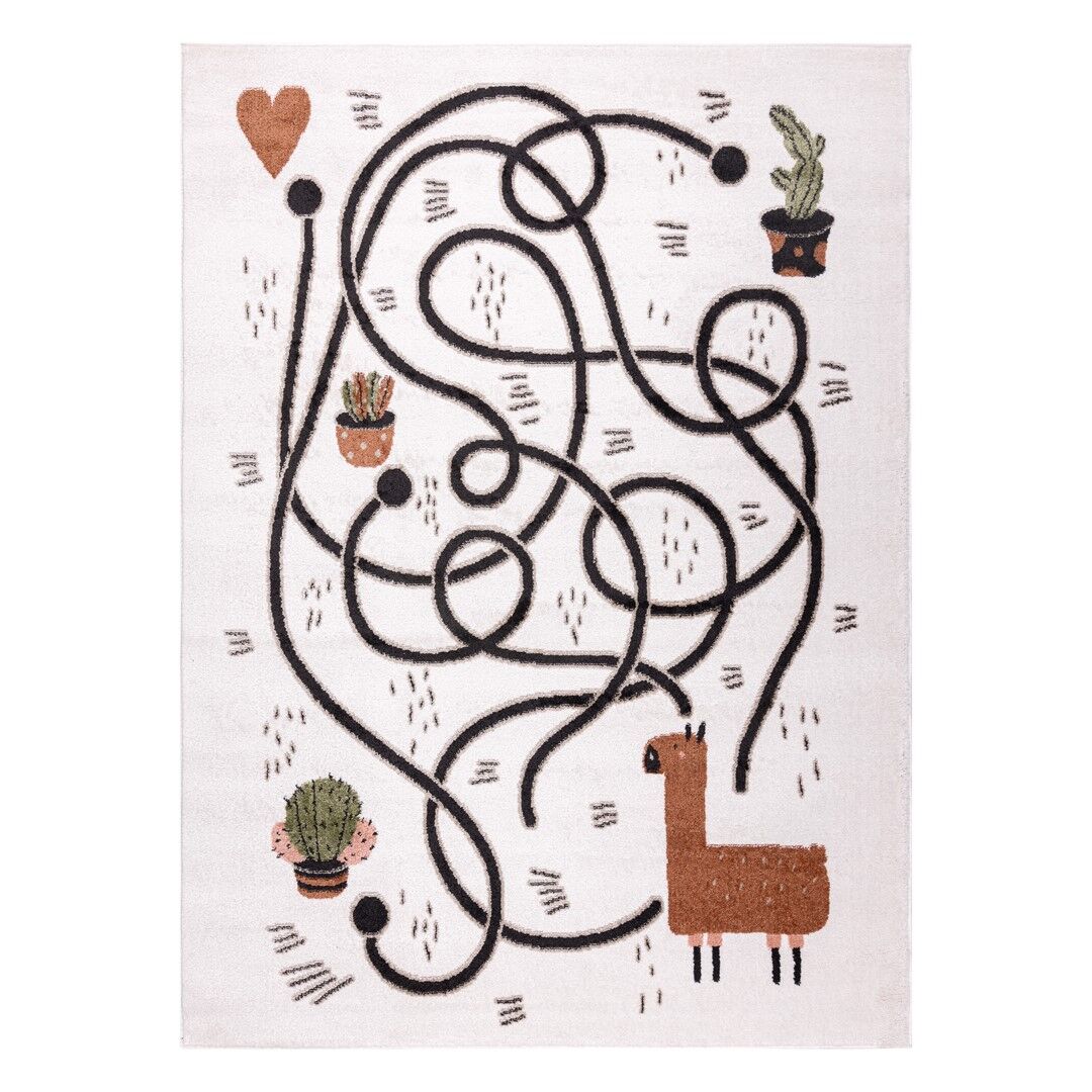 Szőnyeg BEO GAME krémű 120x170
