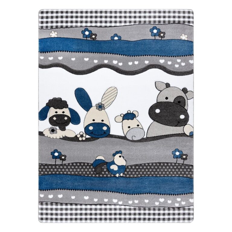 Szőnyeg TINIES FARM kék 120x170