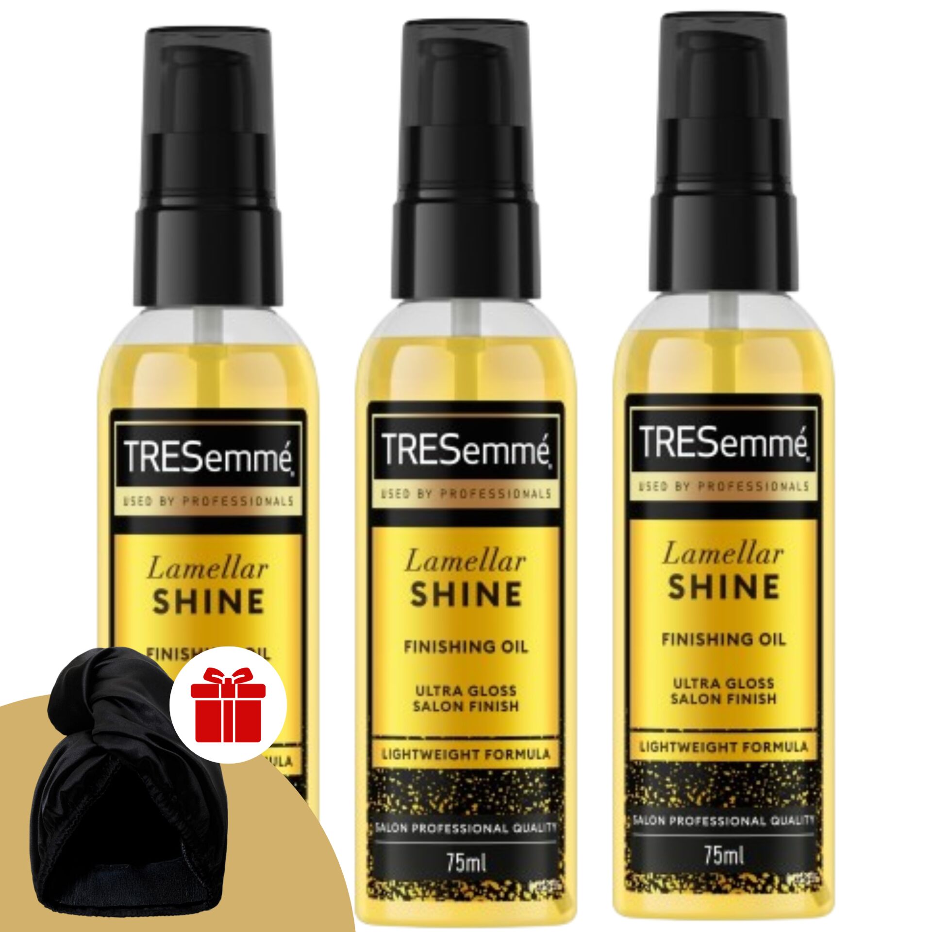 TRESemmé Lamellar Shine Hajvégápoló olaj a fényes hajért 3x75ml +...