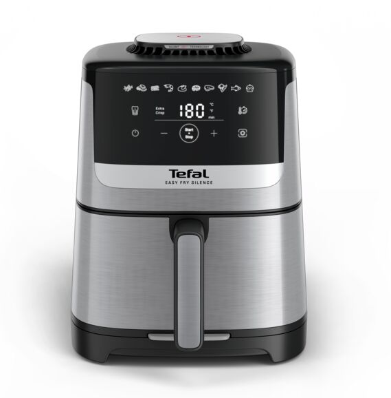 Tefal EY552DE0 Easy Fry Silence Airfryer 5l - Fekete
