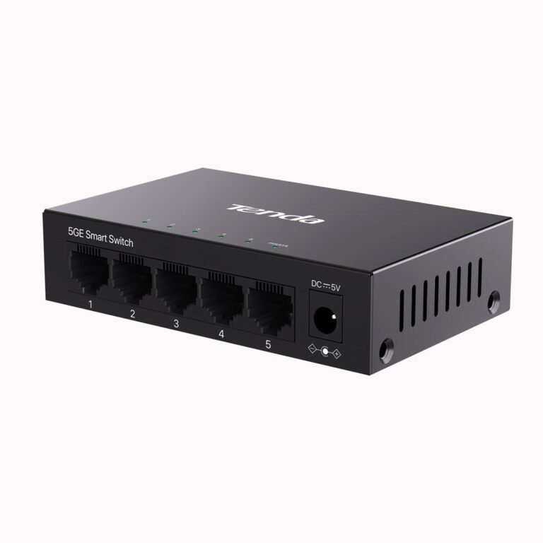 Tenda Switch Menedzselhető - TEG2205D (5x1Gbps; 10Gbps; CloudFi; Fém)