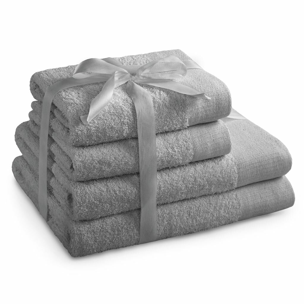 Törölköző AMARI - AMELIAHOME szürke 2*70x140+2*50x100 AmeliaHome