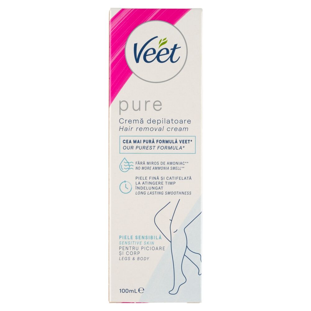 Veet Pure Sensitive Szőrtelenítő krém érzékeny bőrre 100ml