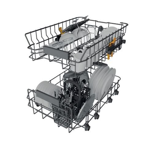 Whirlpool WH3UC10BS7A0X   10 terítékes keskeny beépíthető mosogatógép