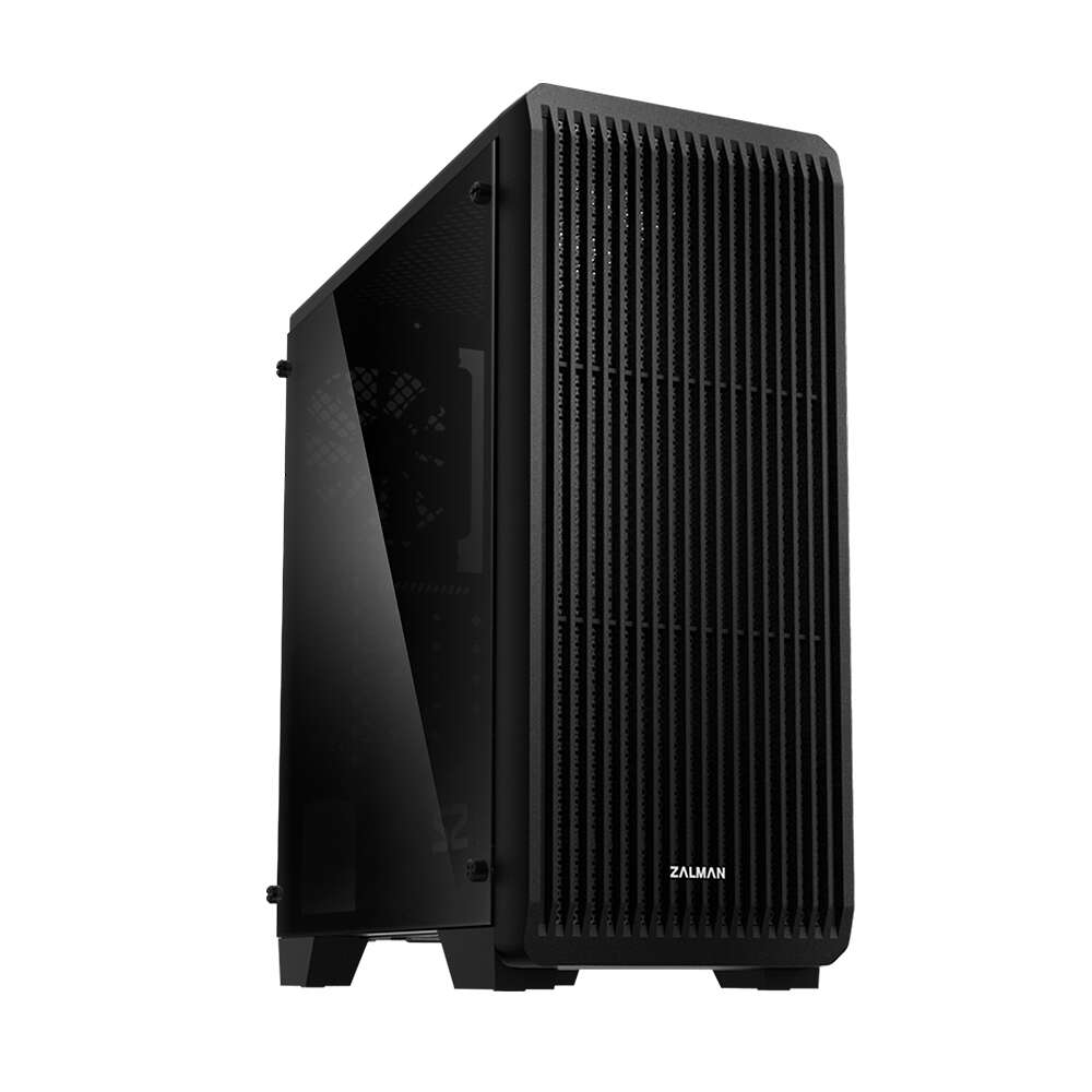 Zalman Ház Midi ATX S2TG Üvegfalú Tápegység nélkül
